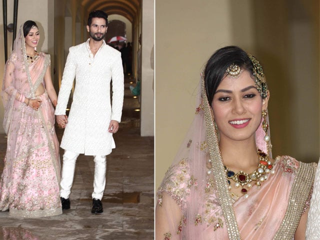 Mr & Mrs Shahid Kapoor. Meet the Bride, See Wedding Pics - NDTV Movies