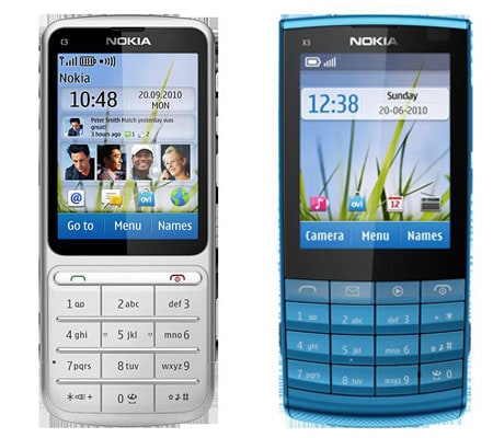 nokia c3 touch and type. Nokia X3-02