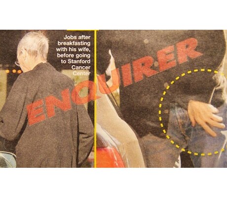 steve jobs sick. steve jobs national enquirer