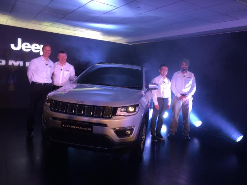Jeep Compass SUV India Unveil Highlights CarandBike