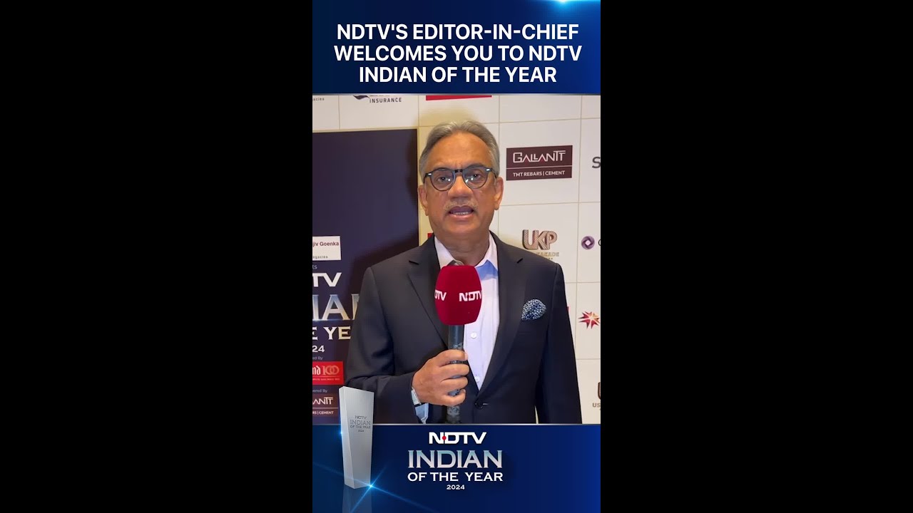 NDTV's Editor-In-Chief Welcomes You To NDTV Indian Of The Year Awards