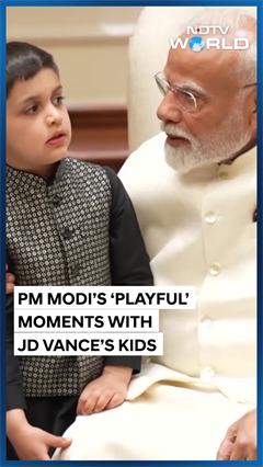 PM Modi Shares â Playfulâ Moments With US VP JD Vanceâ s Kids At His