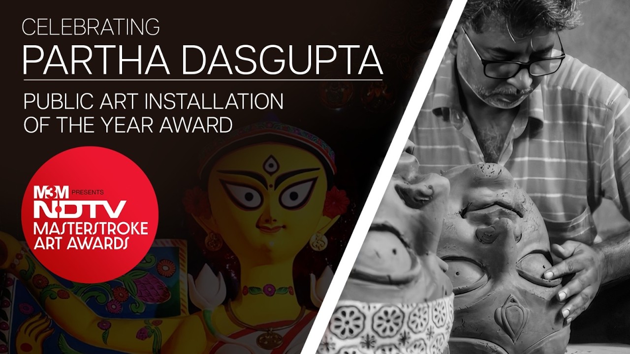 Partha Dasgupta Wins NDTV Masterstroke Public Art Installation of The Year Award