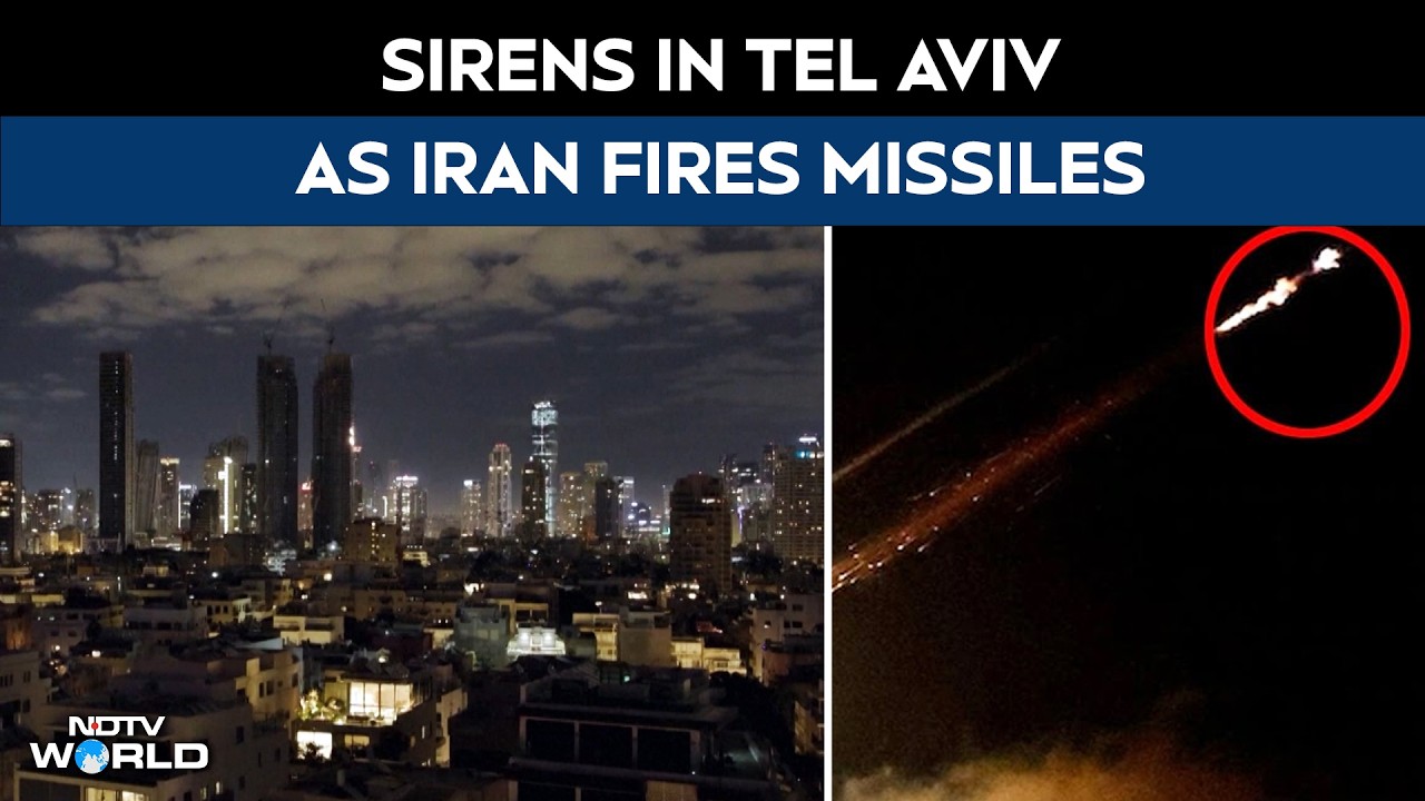 Sirens Blare In Tel Aviv, Jerusalem As Iran Launches Fresh Barrage Of Missiles