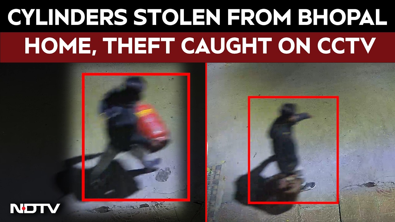Cylinders Stolen From Bhopal Home, Theft Caught On CCTV