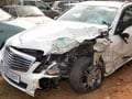 Video : Speeding Mercedes kills auto driver in Delhi