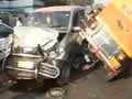 Video : Pune bus driver hits 40 vehicles, 9 dead