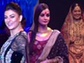 Video : Sushmita, Dia, Kirron walked the ramp for designer Ritu Kumar