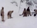 FENCING ALONG LOC DAMAGED BY AVALANCHES: ARMY