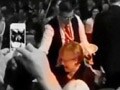 Video: Oops! Beer shower for German Chancellor Angela Merkel