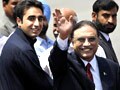Video : Pakistan President Asif Ali Zardari arrives in India