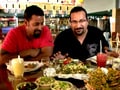Rocky, Mayur enjoy a sumptuous meal in Surat