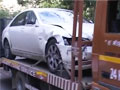Video : Hit-and-run: Speeding Mercedes runs over two cops in Delhi, one dead