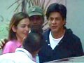 Video: SRK, Nita Ambani return to Mumbai from the US