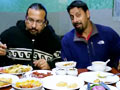 Rocky, Mayur enjoy the delicacies of Shillong