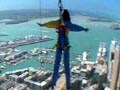Jumping off the skytower in Auckland