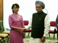 Video : Prime Minister Manmohan Singh meets Aung San Suu Kyi