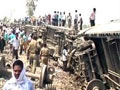 Video : Doon Express derails near Jaunpur in Uttar Pradesh; 5 killed