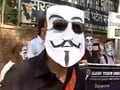 Video : 'Anonymous' protests in Delhi against Internet censorship