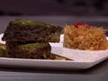 Hariyali Machli With Onion Pulao