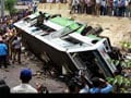 Video : Bus falls off  flyover in Chennai