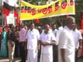 Video : DMK protest: Kanimozhi courts arrest, 50,000 party cadres to follow
