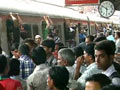 Video: Angry crowds at Mumbai's Churchgate station, trains stalled by strike