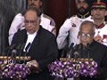 Video : Pranab Mukherjee sworn-in as India's 13th President