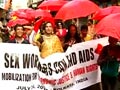 Video : Denied US entry, sex workers hold rally in Kolkata