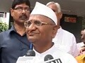Video : Anna congratulates President Pranab