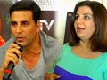 Video : Angry Akshay, candid Farah