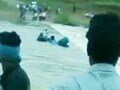 Video : Caught on camera: Two men swept away by river in Madhya Pradesh, one killed