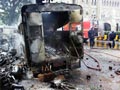 Video : CCTV footage shows mob targeted women cops during Mumbai violence