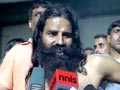 Video : Baba Ramdev will spend night at stadium, police on guard