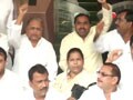 Video : Coal-gate: Mulayam's party, Left and TDP begin dharna outside Parliament