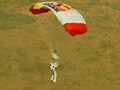 Video : Skydiver free falls, breaks the sound barrier