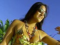 Beach babe Karuna heads to Natadola beach in Fiji