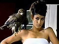 Hunt For The Kingfisher Calendar Girl 2013 Episode 3: Girls pose with their feathered friend