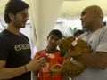 Keith visits an adoption camp in Sri Lanka