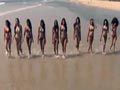 Behind the scenes of a promo shoot with Kingfisher Calendar Hunt contestants