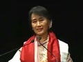 Video : I feel partly a citizen of India: Suu Kyi at LSR college