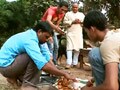 Aditya learns to cooks a traditional dish in Raghogarh