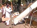 Video : In protests against quota bill, Sonia Gandhi posters ripped in Lucknow
