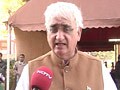 Video : Not crushing defeat for Congress in Gujarat: Salman Khurshid