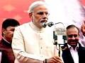 Video: Modi gets star treatment from BJP in Delhi