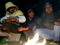 Video : As mercury plunges, the homeless battle the chill