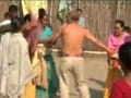 Video : Congress leader arrested for rape, beaten by villagers