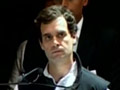 Video : My mother cried last night: Rahul's emotional speech