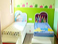 Two children and a brand new room