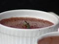 Chocolate Mousse with Pomegranate